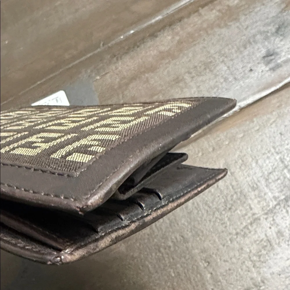 Fendi Brown and Cream Men's wallet